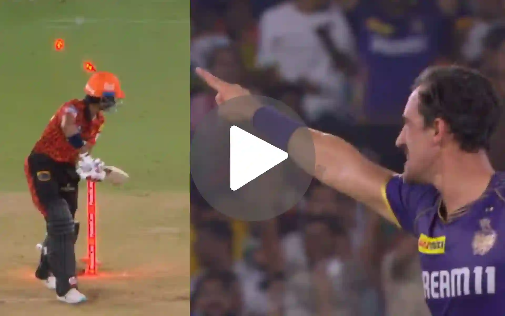 [Watch] Starc Blows Away Shahbaz For A Golden Duck In An Absolute Show Of Fire